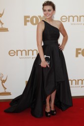 Aimee Teegarden - 63rd Primetime Emmy Awards Arrivals - Sept. 18, 2011