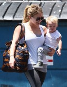 Hilary Duff  - out for lunch in Los Angeles (7-25-13)