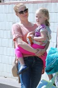 Amy Adams - with the kids on Easter Sunday in Los Angeles 4/05/2015