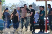 Vince Vaughn - On set of a photoshoot in Palmdale, CA 04/04/15