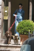 Anne Hathaway - Walking her dogs in NYC 04/11/2015