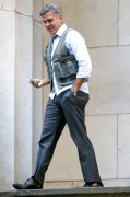 George Clooney - filming Money Monster in Wall Street, New York 4/24/2015