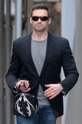 Hugh Jackman - arriving at his Manhattan residence 4/25/2015
