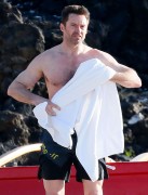 Hugh Jackman - On the beach in Hawaii 04/29/2015