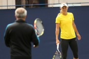 [MQ] Caroline Wozniacki - practice session in Eastbourne 6/26/15