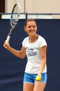 [MQ] Agnieszka Radwanska - practice session in Eastbourne 6/26/15