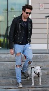 Nick Grimshaw - Out with his dog in Manchester 07/05/2015