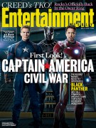 Chris Evans, Chadwick Boseman & Robert Downey, Jr. - Entertainment Weekly (December 11, 2015)