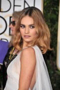 Lily James -"The 73rd Annual Golden Globe Awards at The Beverly Hilton Hotel in Beverly Hills" - January 10,2016