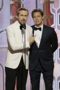 Ryan Gosling & Brad Pitt - 73rd Annual Golden Globe Awards in Beverly Hills, CA 01/10/2016