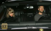 [Tagged] Taylor Swift - Looks Gorgeous in Leggy Black Dress on Date Night With Calvin Harris January 12, 2016