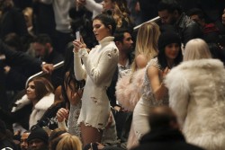 Kendall & Kylie Jenner & Kim, Kourtney, and Khloe Kardashian - Yeezy Season 3 fashion show in New York - 02/11/2016