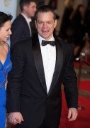 Мэтт Дэймон (Matt Damon) EE British Academy Film Awards at the Royal Opera House (London, 14.02.2016) (22хHQ) 4348cb468915224