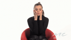 Hailee Steinfeld - Reaction gifs for Music Choice NYC, March 3, 2016