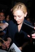 Кейт Бланшетт (Cate Blanchett) Signing for fans as she leaves her play ‘The Maids’ in New York City, 10.08.2014 - 8xHQ Dfd7c4470495946