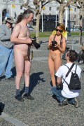 Nude Protest Uncensored